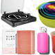 Mike’s Hot Honey | Audio Technica Fully Automatic Bluetooth Wireless Turntable | Joseph Joseph Nesting Mixing Bowls and Measuring Cups | Herbivore Pink Clay Bar Soap | Bkr 32 oz glass-and-silicone water bottle | Le Creuset Set of 2 Stoneware Mugs